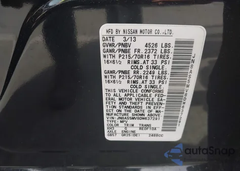 2013 Nissan Rogue S/Sv from USA, damaged, VIN JN8AS5MV8DW637291